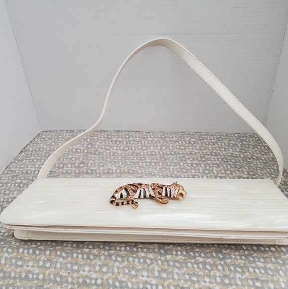 Iris Lane Clutch Bag. Vintage. - Picture 7 of 16